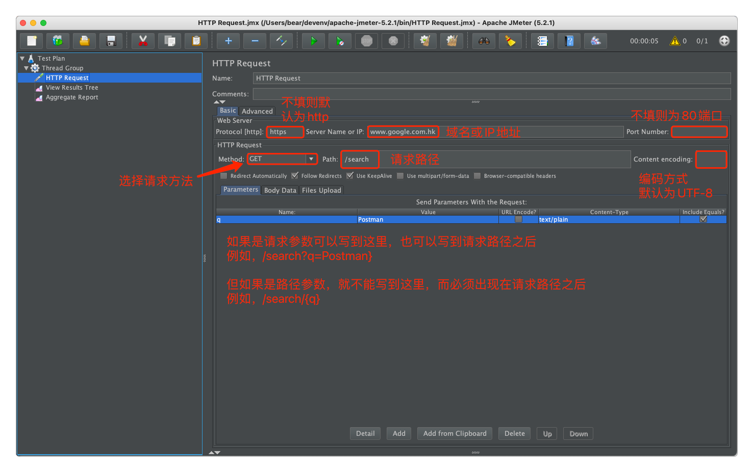 HTTP Request的简单示例
