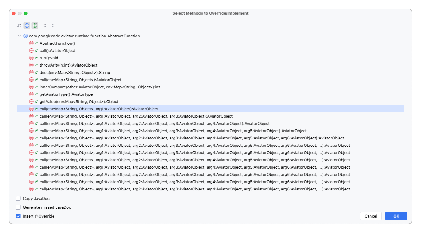 AbstractFunction的call()方法最多可以有20个参数